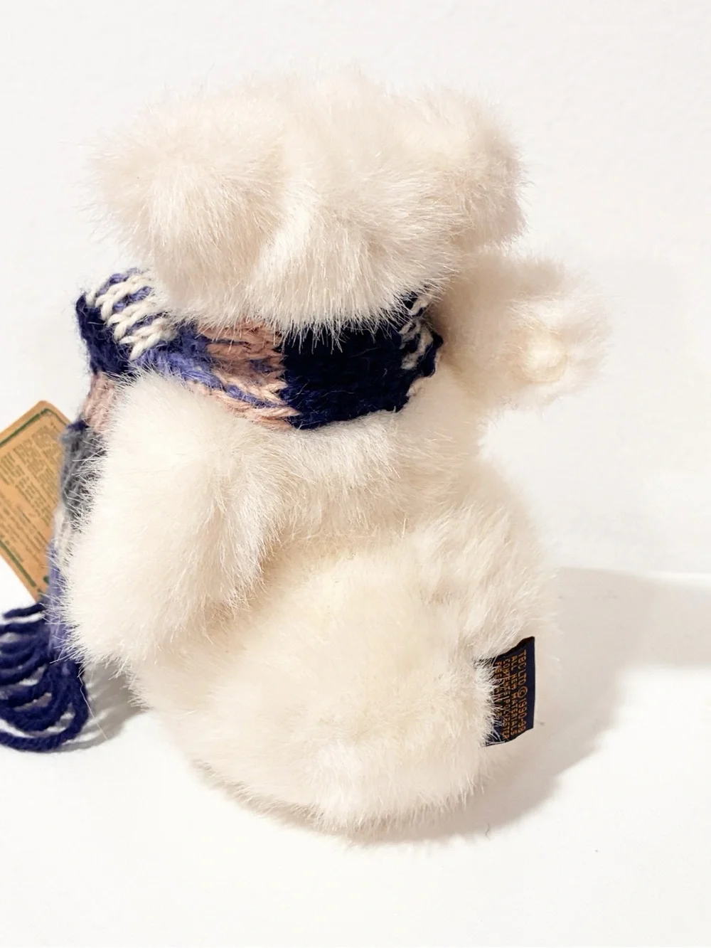 Boyd's Bears Marvin Snow Bear Plush Stuffed Scarf NEW